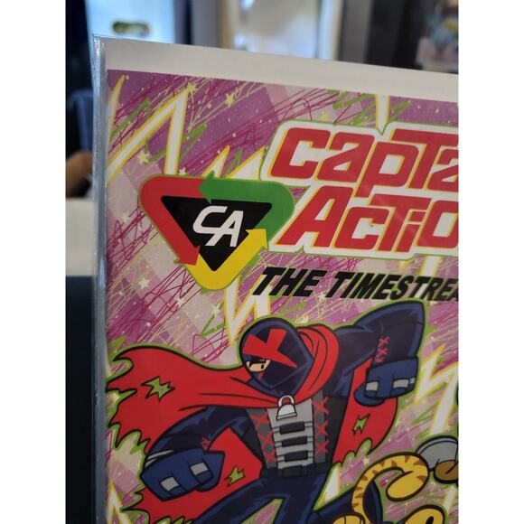 Captain Action Cat: Timestream CATastrophe #2 2014 Dynamite Comics Art Baltazar - Picture 2 of 5